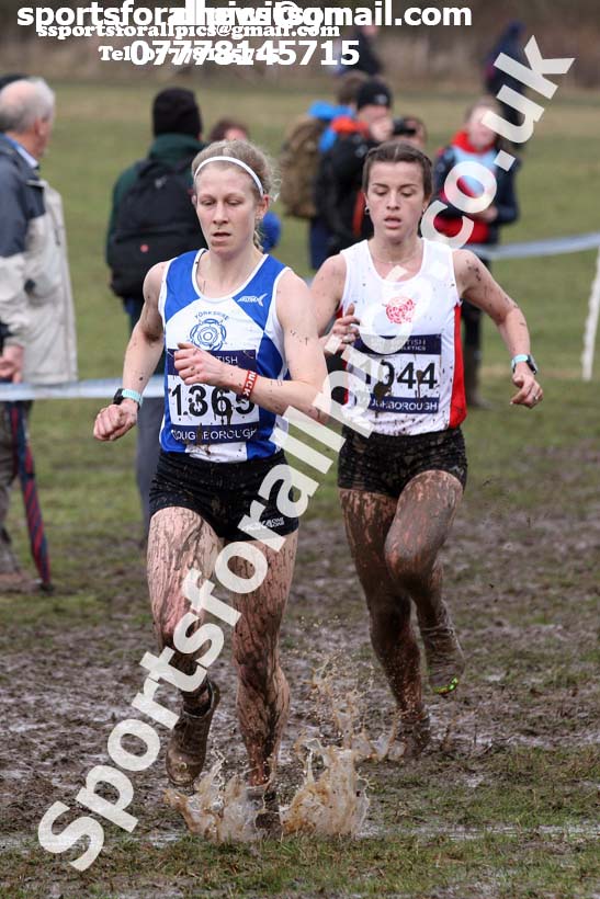 Senior womens 2018 British Inter Counties Cross Country Champs., Prestwold Hall, Loughborough. Photo: David T. Hewitson/Sports for All Pics